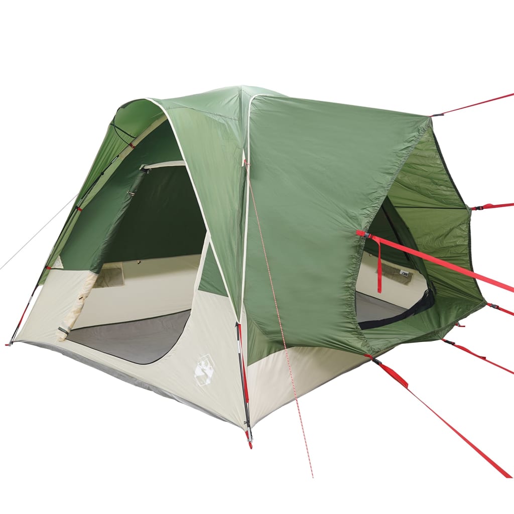 Tenda da Campeggio per Auto per 4 Persone Verde Impermeabile 4009494