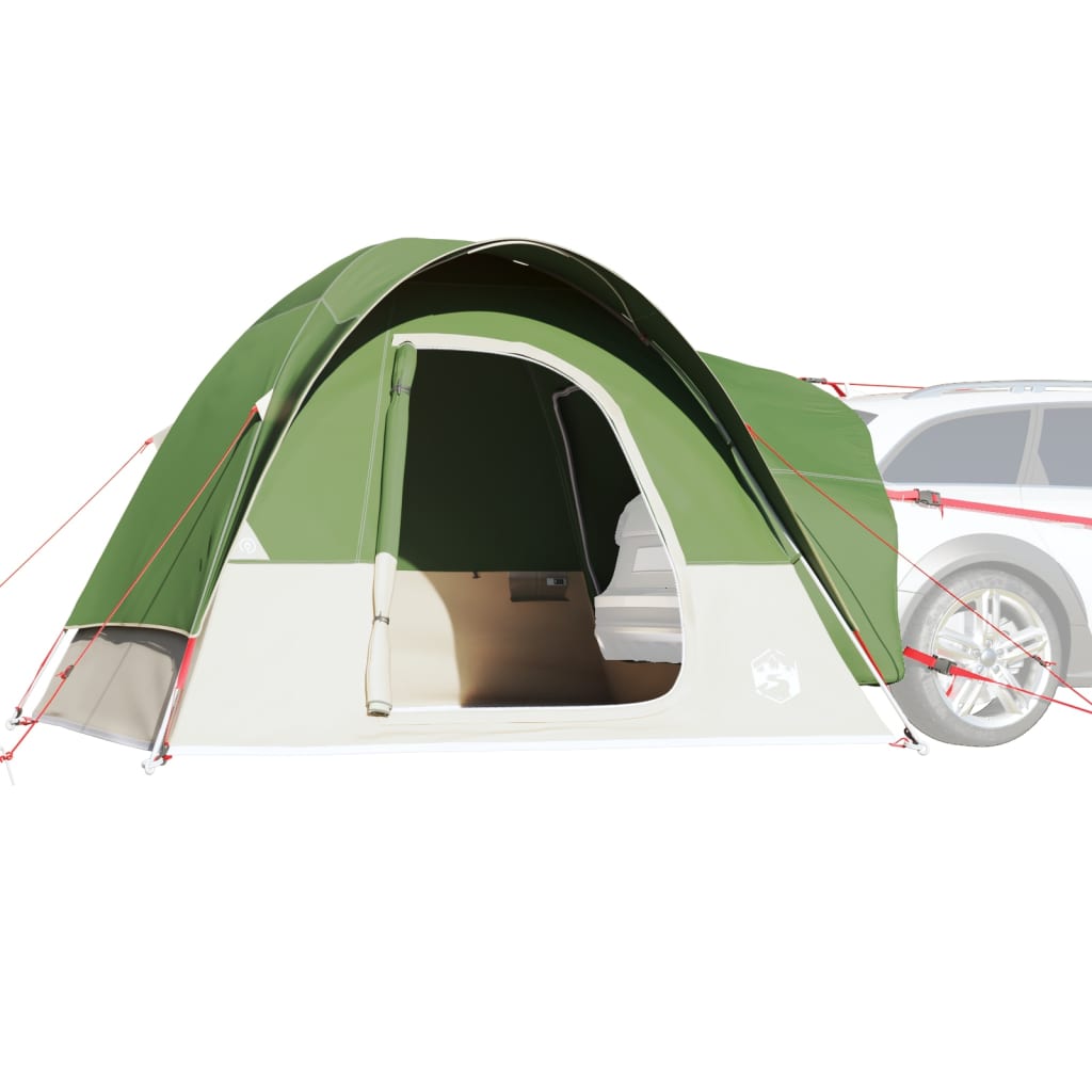 Tenda da Campeggio per Auto per 4 Persone Verde Impermeabile 4009494