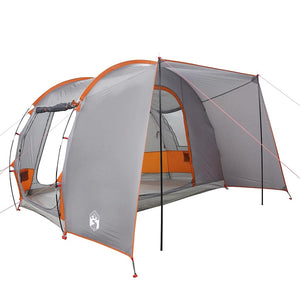 Tenda da Campeggio 2 Persone Grigio e Arancione Impermeabile 4009508