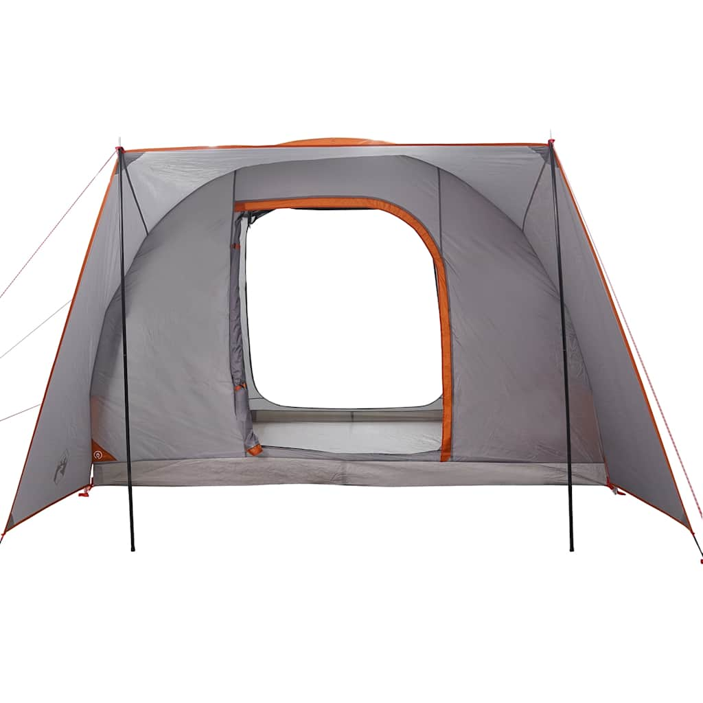 Tenda da Campeggio 2 Persone Grigio e Arancione Impermeabile 4009508