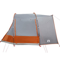 Tenda da Campeggio 2 Persone Grigio e Arancione Impermeabile 4009508