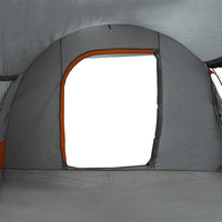 Tenda da Campeggio 2 Persone Grigio e Arancione Impermeabile 4009508