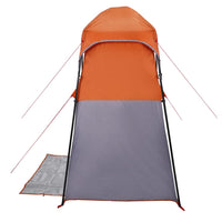 Tenda da Doccia 2 Persone Grigio e Arancione Impermeabile 4009535