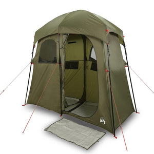 Tenda da Doccia per 2 Persone Verde Oliva Impermeabile 4009536