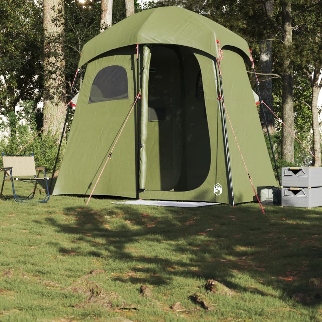 Tenda da Doccia per 2 Persone Verde Oliva Impermeabile 4009536