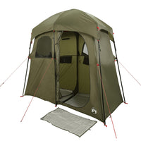 Tenda da Doccia per 2 Persone Verde Oliva Impermeabile 4009536