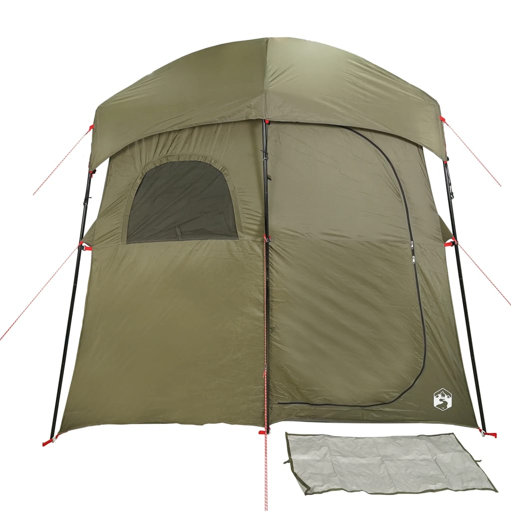 Tenda da Doccia per 2 Persone Verde Oliva Impermeabile 4009536