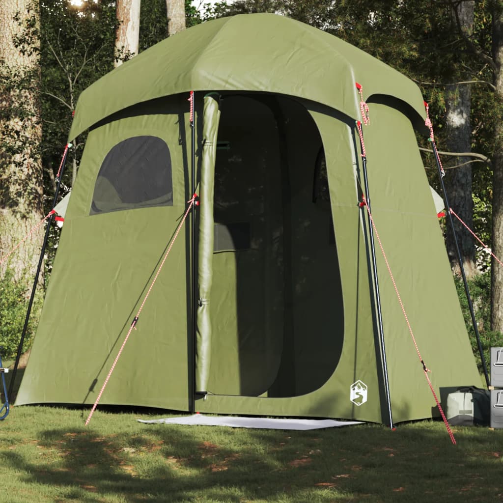 Tenda da Doccia per 2 Persone Verde Oliva Impermeabile 4009536