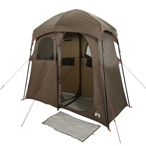 Tenda da Doccia per 2 Persone Marrone Impermeabile 4009537