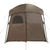 Tenda da Doccia per 2 Persone Marrone Impermeabile 4009537