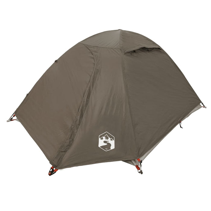 Tenda da Campeggio a Cupola per 2 Persone Marrone Impermeabile 4009613