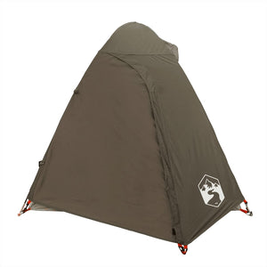 Tenda da Campeggio a Cupola per 2 Persone Marrone Impermeabile 4009613