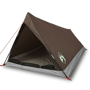 Tenda da Campeggio per 2 Persone Marrone Impermeabile 4009625