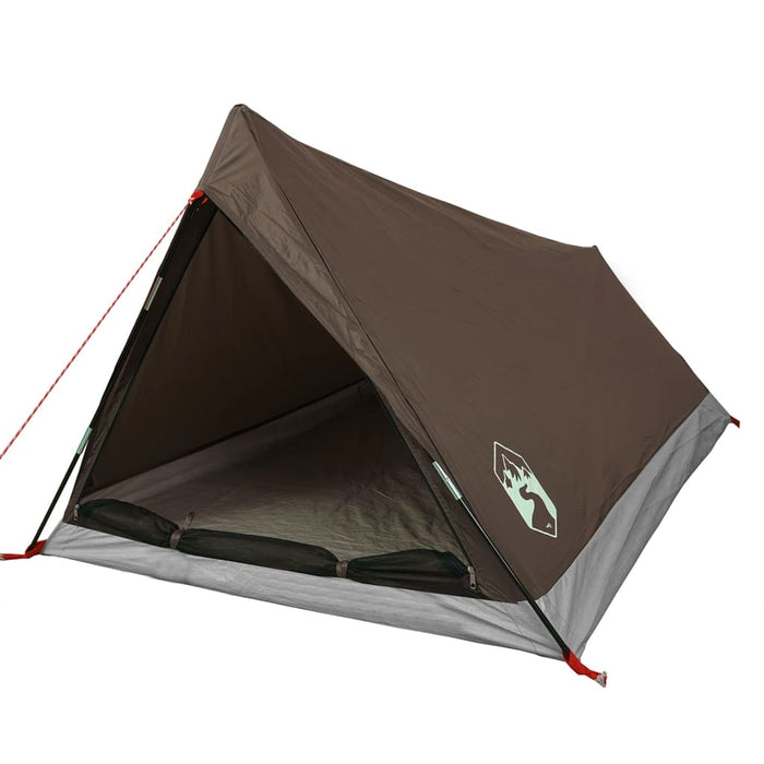 Tenda da Campeggio per 2 Persone Marrone Impermeabile 4009625