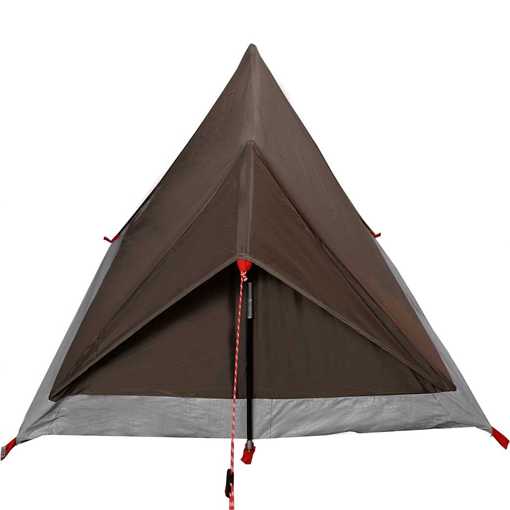 Tenda da Campeggio per 2 Persone Marrone Impermeabile 4009625