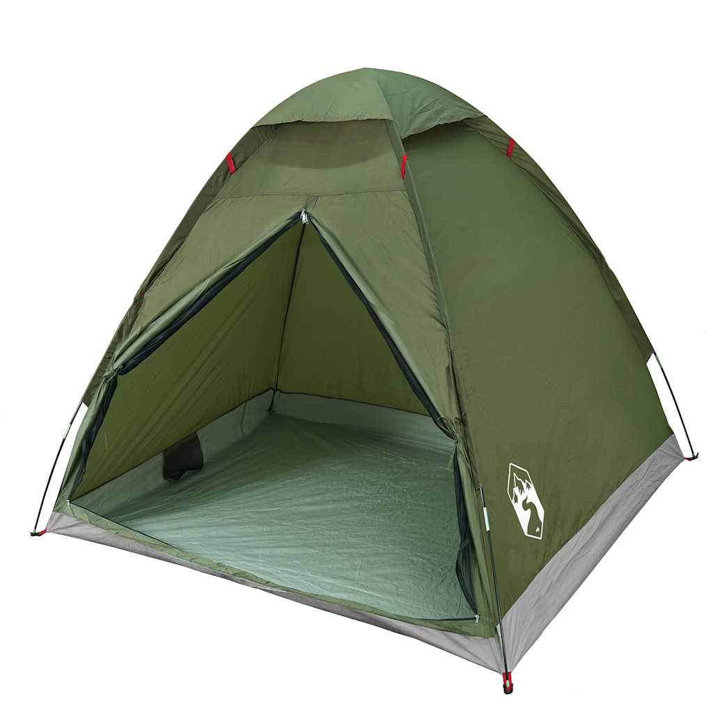 Tenda da Campeggio a Cupola 2 Persone Verde Oliva Impermeabile 4009633