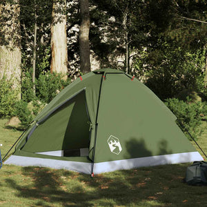 Tenda da Campeggio a Cupola 2 Persone Verde Oliva Impermeabile 4009633