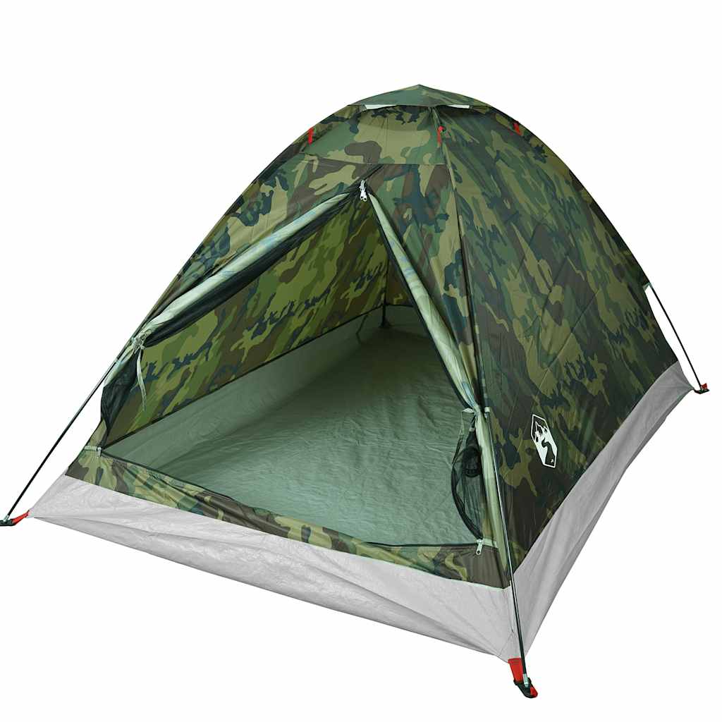 Tenda da Campeggio a Cupola 2 Persone Mimetica Impermeabile 4009635