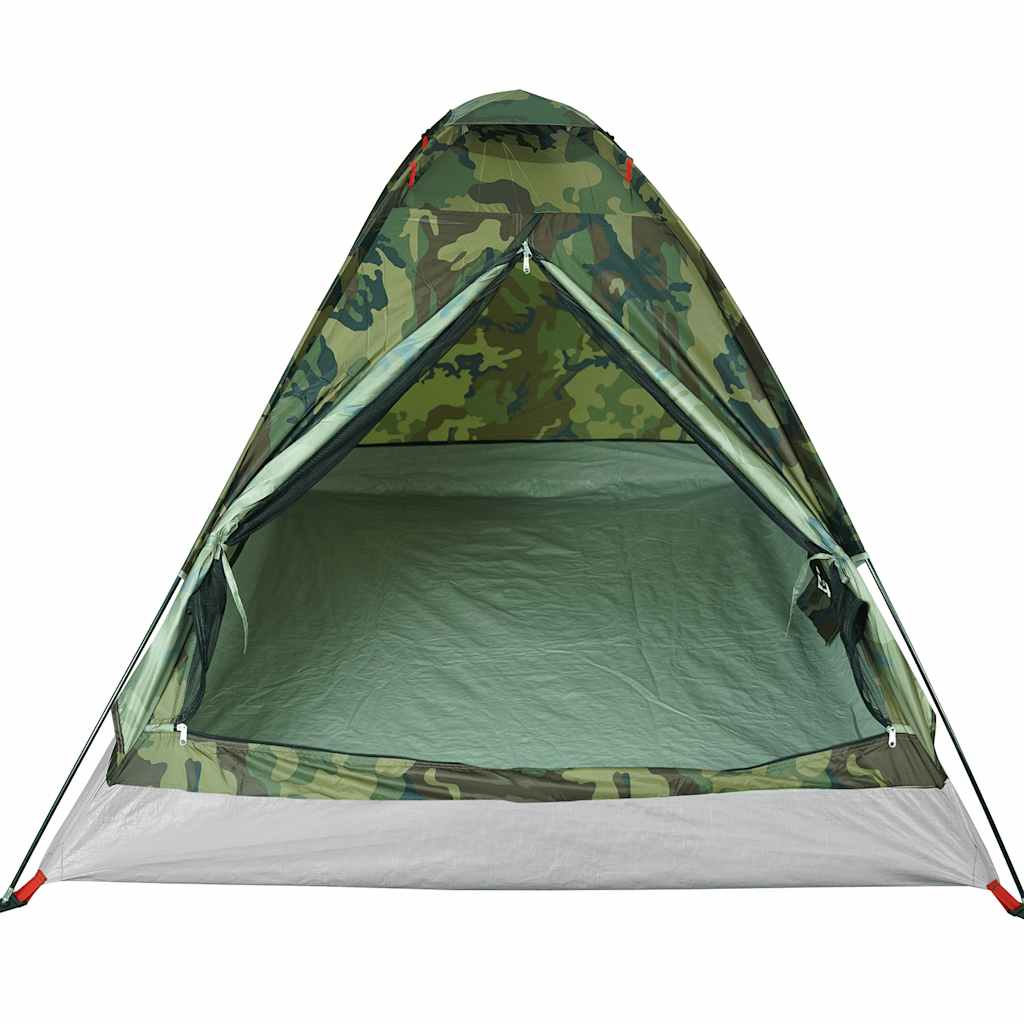 Tenda da Campeggio a Cupola 2 Persone Mimetica Impermeabile 4009635