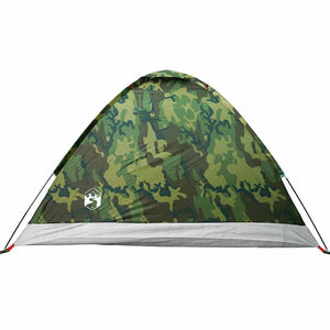 Tenda da Campeggio a Cupola 2 Persone Mimetica Impermeabile 4009635