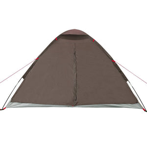 Tenda da Campeggio a Cupola per 4 Persone Marrone Impermeabile 4009637