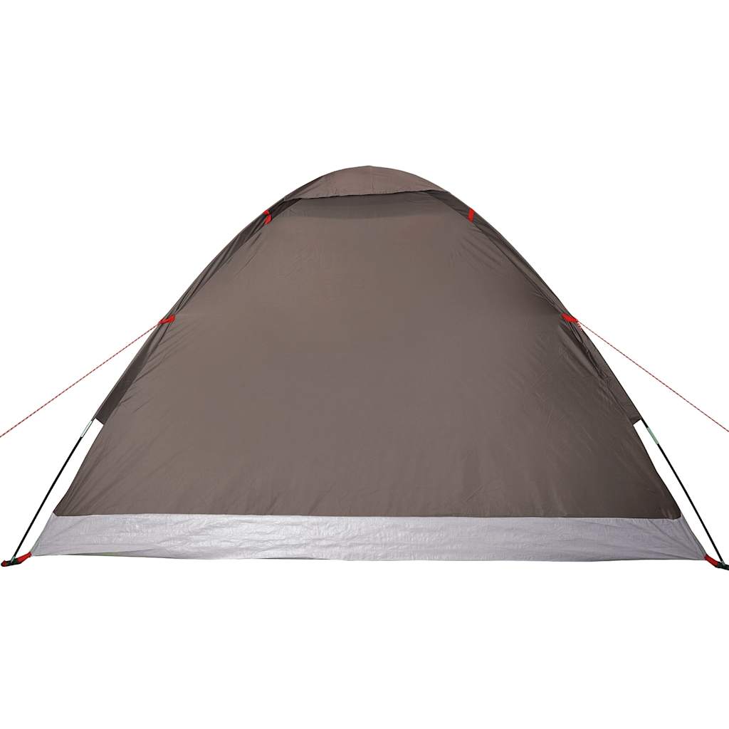 Tenda da Campeggio a Cupola per 4 Persone Marrone Impermeabile 4009637