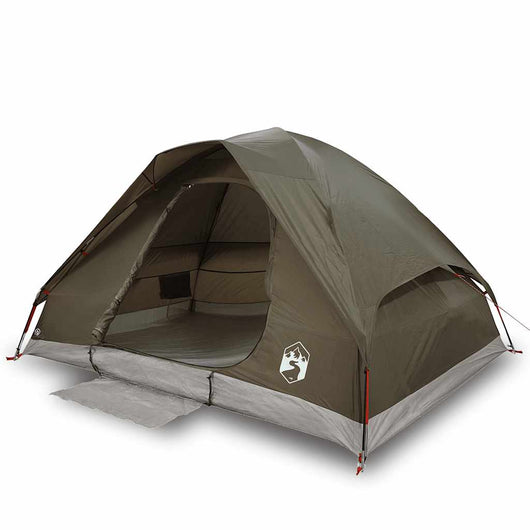 Tenda da Campeggio a Cupola per 2 Persone Marrone Impermeabile 4009640