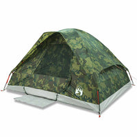 Tenda da Campeggio a Cupola 4 Persone Mimetica Impermeabile 4009644