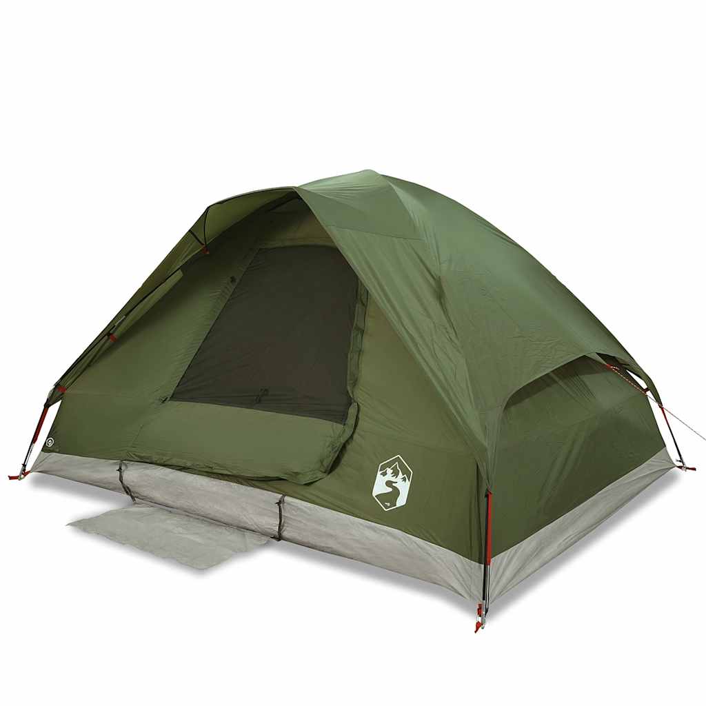 Tenda Familiare a Cupola 6 Persone Verde Oliva Impermeabile 4009645