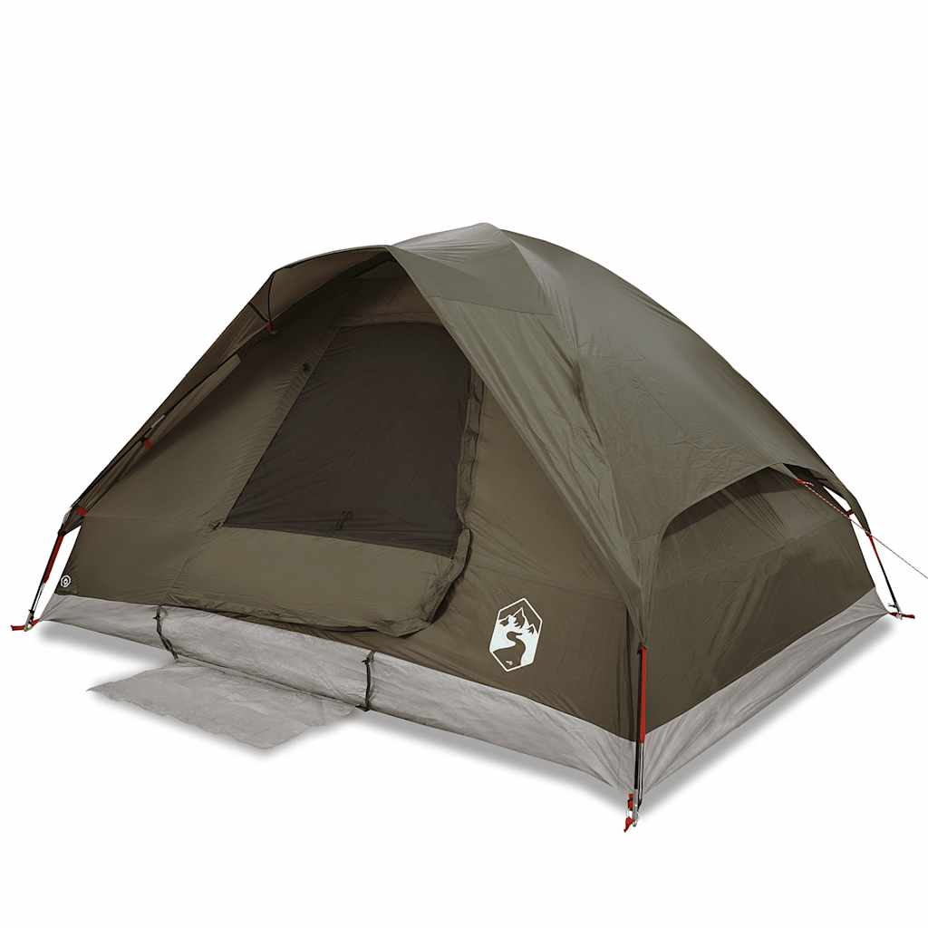 Tenda da Campeggio a Cupola per 6 Persone Marrone Impermeabile 4009646