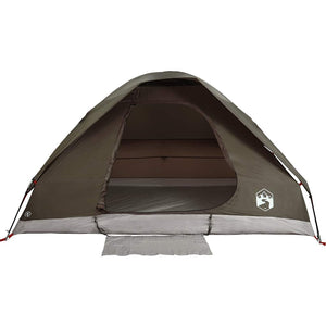 Tenda da Campeggio a Cupola per 6 Persone Marrone Impermeabile 4009646