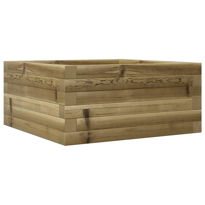 Fioriera da Giardino 50x50x23 cm in Legno di Pino Impregnato 847187