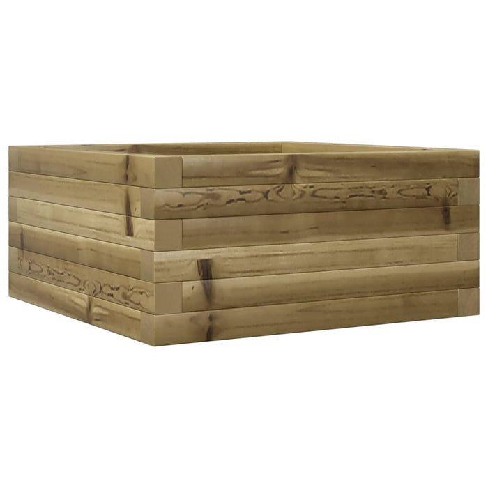 Fioriera da Giardino 50x50x23 cm in Legno di Pino Impregnato 847187