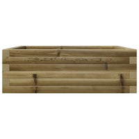 Fioriera da Giardino 70x70x23 cm in Legno di Pino Impregnato 847197