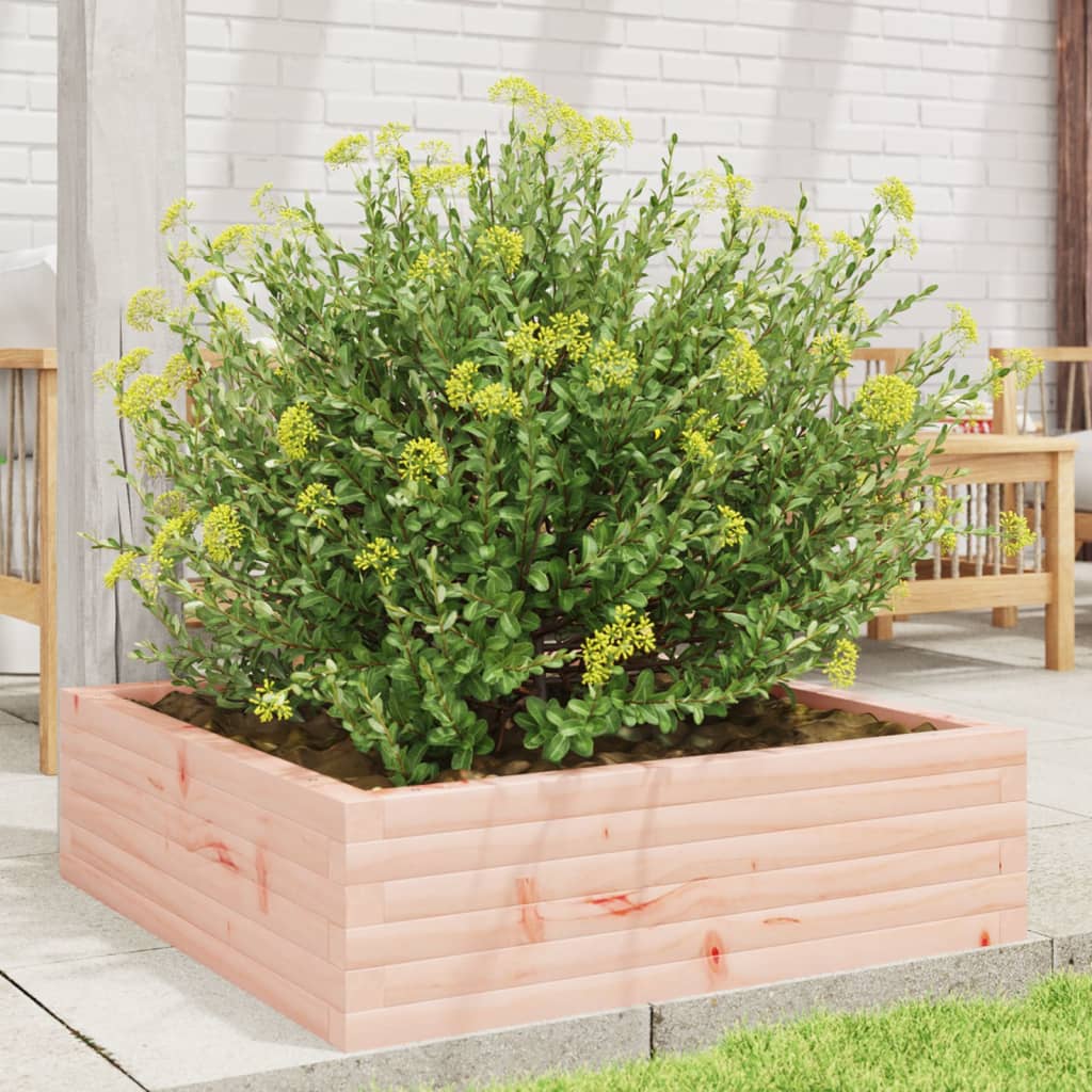 Fioriera da Giardino 80x80x23 cm in Legno Massello di Douglas 847201