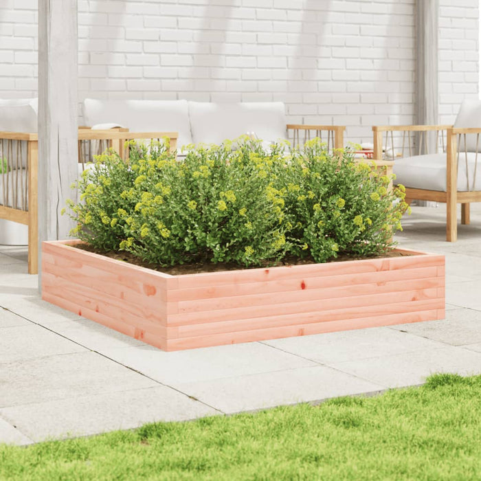 Fioriera da Giardino 110x110x23 cm Legno Massello di Douglas 847216