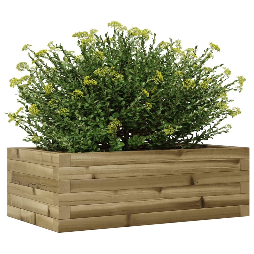 Fioriera da Giardino 70x40x23 cm in Legno di Pino Impregnato 847222