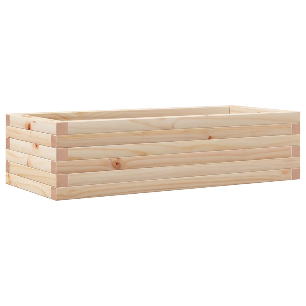 Fioriera da Giardino 90x40x23 cm in Legno Massello di Pino 847223