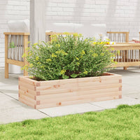 Fioriera da Giardino 90x40x23 cm in Legno Massello di Pino 847223