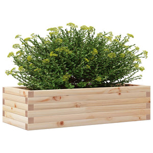 Fioriera da Giardino 90x40x23 cm in Legno Massello di Pino 847223