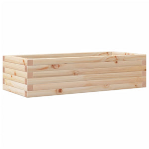 Fioriera da Giardino 90x40x23 cm in Legno Massello di Pino 847223