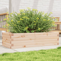 Fioriera da Giardino 90x40x23 cm in Legno Massello di Pino 847223