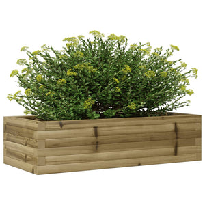 Fioriera da Giardino 90x40x23 cm in Legno di Pino Impregnato 847227