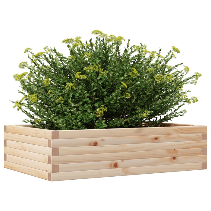 Fioriera da Giardino 90x60x23 cm in Legno Massello di Pino 847233