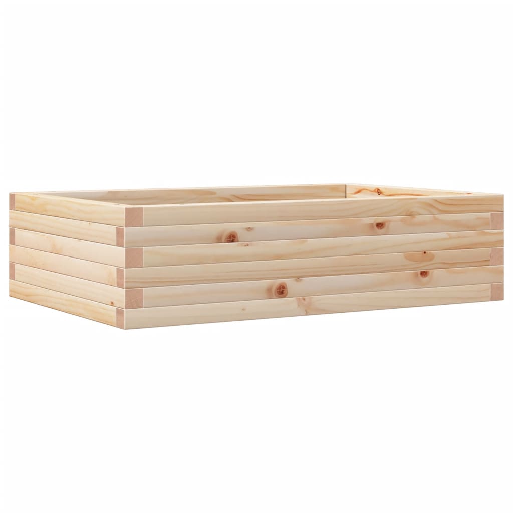 Fioriera da Giardino 90x60x23 cm in Legno Massello di Pino 847233