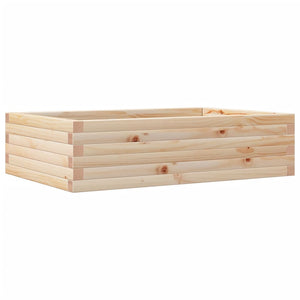 Fioriera da Giardino 90x60x23 cm in Legno Massello di Pino 847233