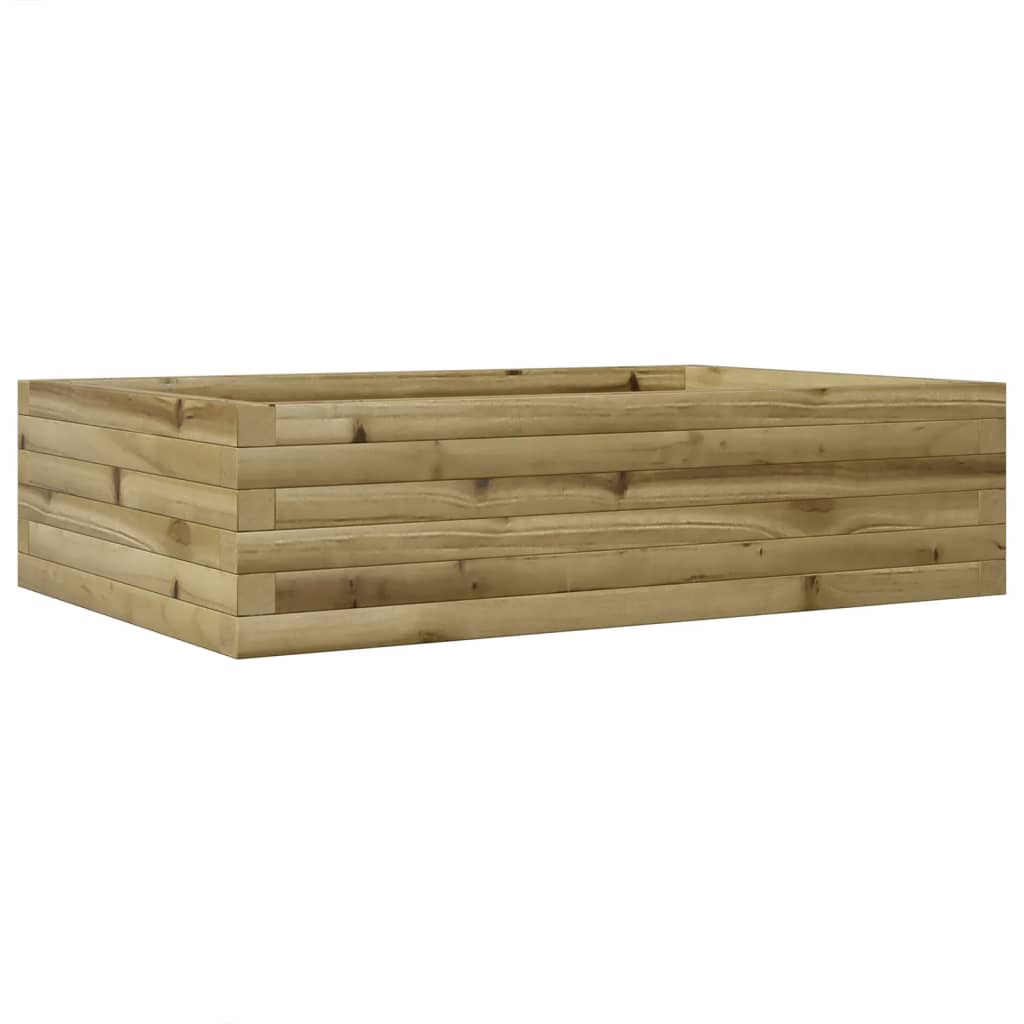 Fioriera da Giardino 90x60x23 cm in Legno di Pino Impregnato 847237