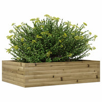 Fioriera da Giardino 90x60x23 cm in Legno di Pino Impregnato 847237