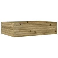 Fioriera da Giardino 90x60x23 cm in Legno di Pino Impregnato 847237