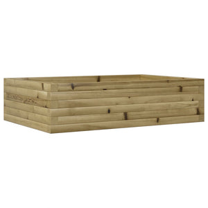 Fioriera da Giardino 90x60x23 cm in Legno di Pino Impregnato 847237